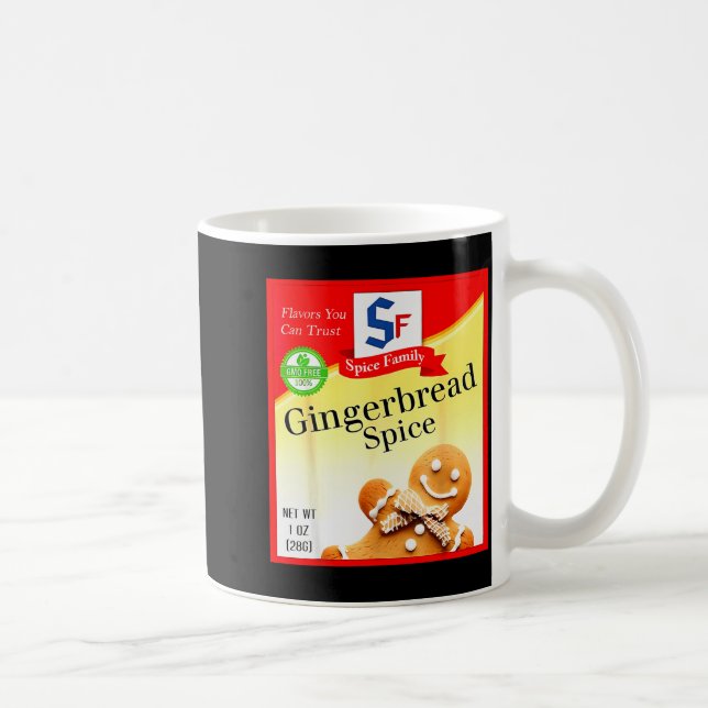 Caneca De Café Ginger Bread Sce Group Costume Family Matching Hal (Direita)