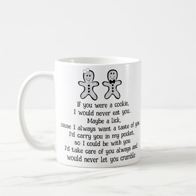 Caneca De Café Gingerbird Casal Love Mug (Esquerda)