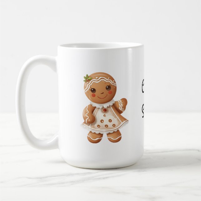 Caneca De Café Gingerbird Girl Coffee Mug (Esquerda)