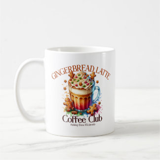 Caneca De Café Gingerbird Latte Coffee Club