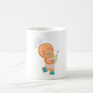 Caneca De Café Gingerbird Man Chef