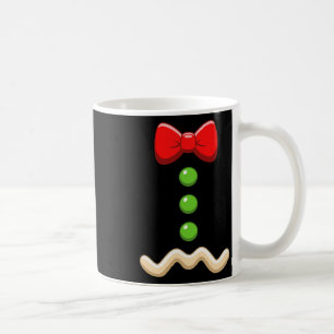 Caneca De Café Gingerbird Man Costume Natal Cookie
