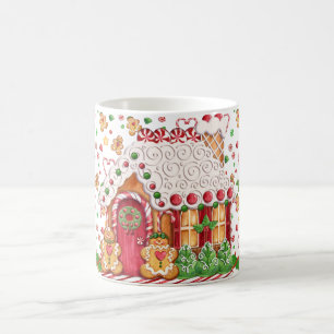 Caneca De Café Gingerbread House