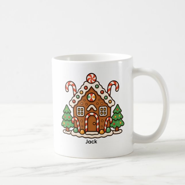 Caneca De Café Gingerbread House (Direita)