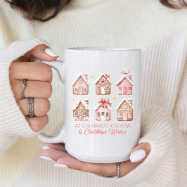 Caneca De Café Gingerbread Houses Christmas Coffee Mug