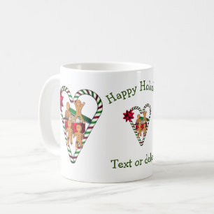 Caneca De Café Gingercake Man Cookies Natal Personalizado