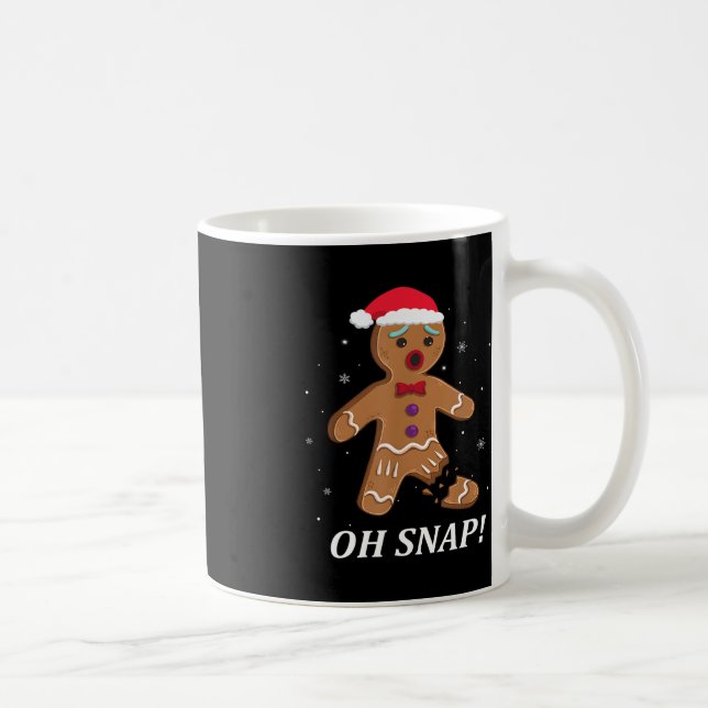 Caneca De Café Gingercake Man Oh Snap Christmas Cookume B (Direita)