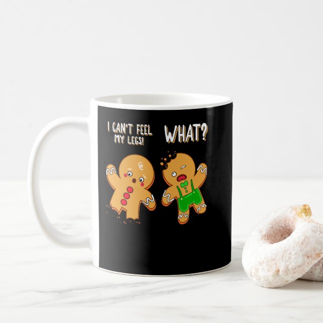 Caneca De Café Gingercake Men Christmas Cookie Baking (Com Donut)
