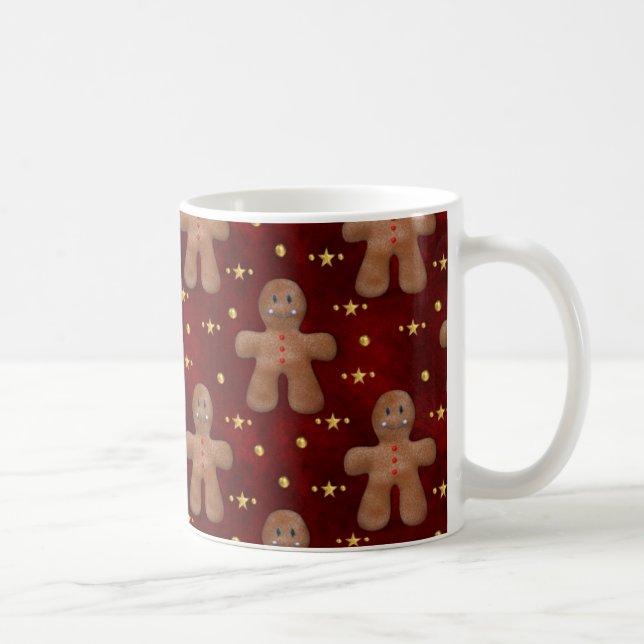Caneca De Café Gingerpão de Natal bonito (Direita)