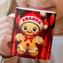 Gingerpão Homem Personalizado Crianças Chocolate Q