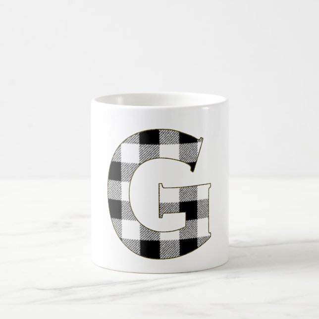 Caneca De Café Gingham Check G (Centro)