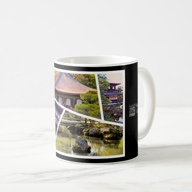 Caneca De Café Ginkaku-ji (Higashiyama Jisho-ji) (Frente Esquerda)