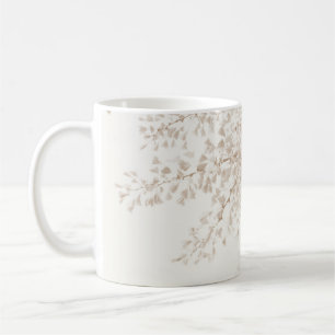 Caneca De Café Ginkgo deixa o sonho 6 #natureza #arte
