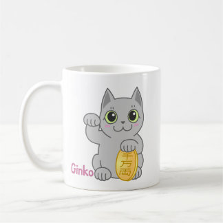 Caneca De Café Ginko e Yoshi Lucky cats Mug