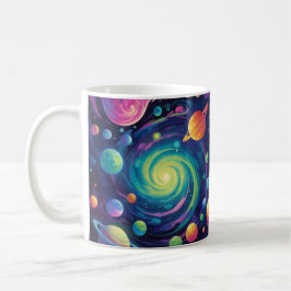 Caneca De Café Giração Planetária