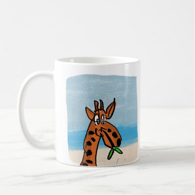 Caneca De Café Girafa (Esquerda)