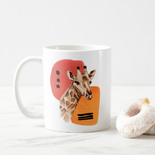 Caneca De Café Girafa Africana