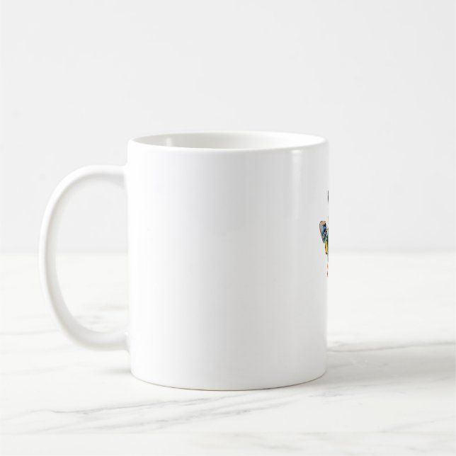 Caneca De Café girafa de óculos de sol com óculos de sol (Esquerda)