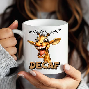 Caneca de Café Girafa Engraçada e Divertida Humor