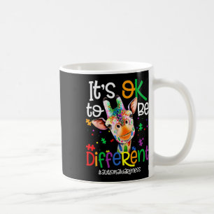 Caneca De Café Girafa, está bem ser diferente a consciência do au