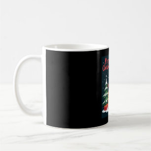 Caneca De Café Girafa Feliz Iluminação da Árvore de Natal Papai N