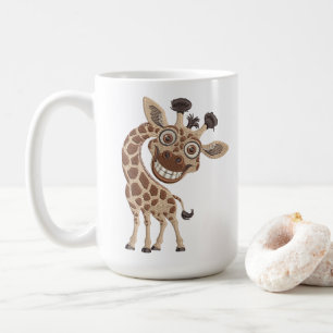 Caneca De Café Girafa Legal Maluca