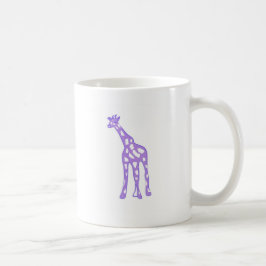 CANECA DE CAFÉ GIRAFA ROXO