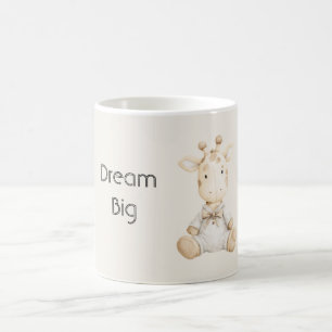 Caneca De Café Girafa Sonhe Grande