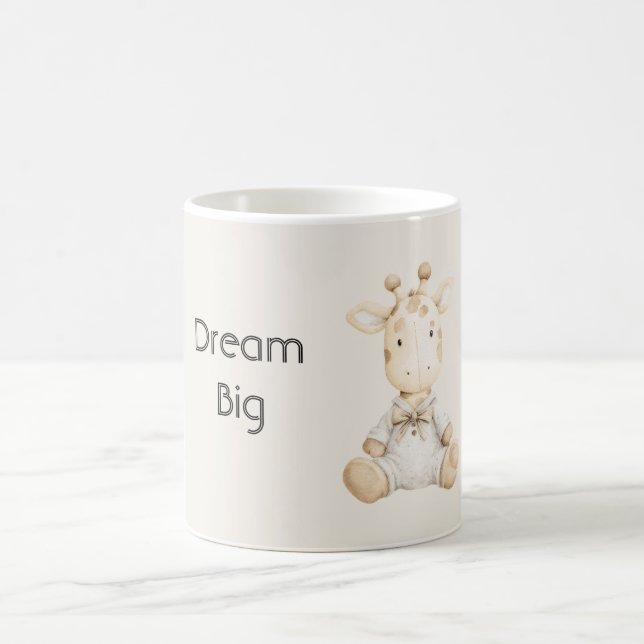 Caneca De Café Girafa Sonhe Grande (Centro)