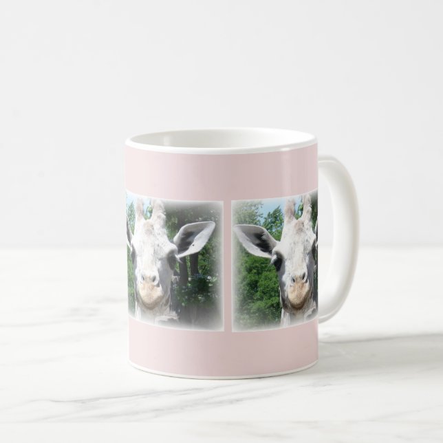 Caneca De Café Girafa Sorridente (Frente Esquerda)