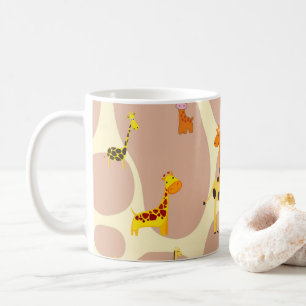 Caneca De Café Girafas