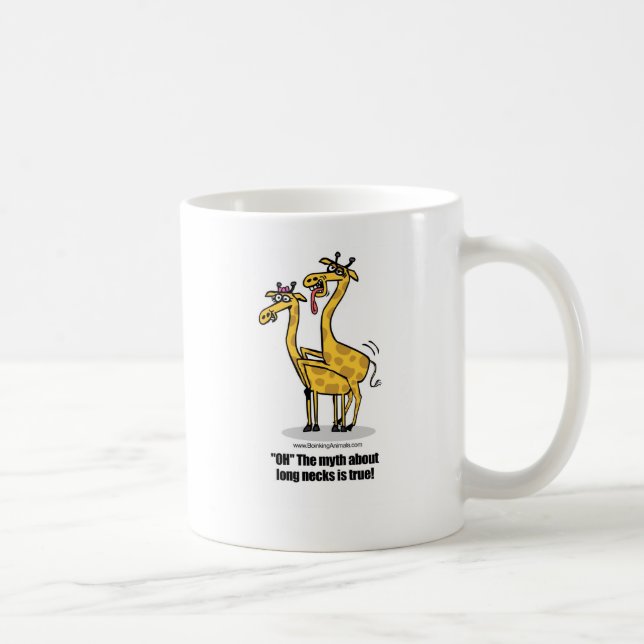 Caneca De Café girafas que acoplam-se, girafas que boinking (Direita)