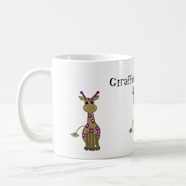 Caneca De Café Girafas são legais (Esquerda)
