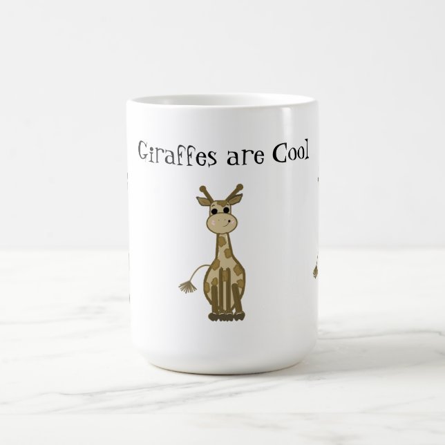 Caneca De Café Girafas são Legal (Centro)