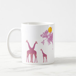 Caneca De Café Giraffe African Safari