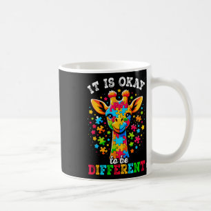 Caneca De Café Giraffe É Ok Ser Diferente Conscientização do Auti