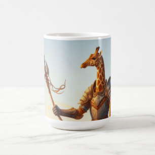 Caneca De Café Giraffe guerreiro