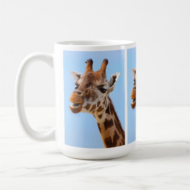 Caneca De Café Giraffe Portrait mugs - escolha o estilo (Esquerda)
