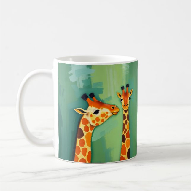 Caneca De Café Giraffe Safari Coffee Mug (Esquerda)