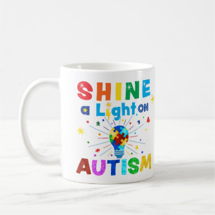 Caneca De Café GIRAR uma Luz no AUTISM