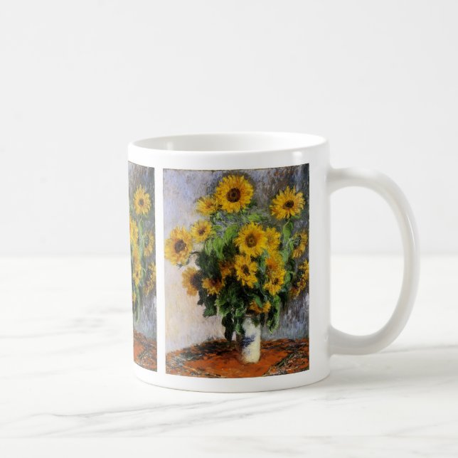 Caneca De Café Girassóis, 1881, por Monet. (Direita)