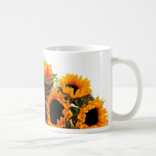 Caneca De Café Girassóis da queda das abóboras do Dia das Bruxa