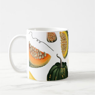 Caneca De Café Girassóis Verão: Padrão de Aquarela Vintage