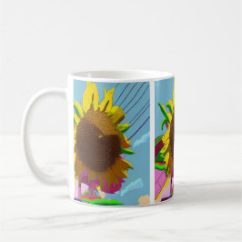 Caneca De Café Girassol