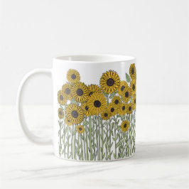 Caneca De Café Girassol