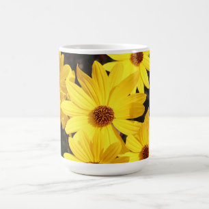 Caneca De Café Girassol Amarelo-Claro