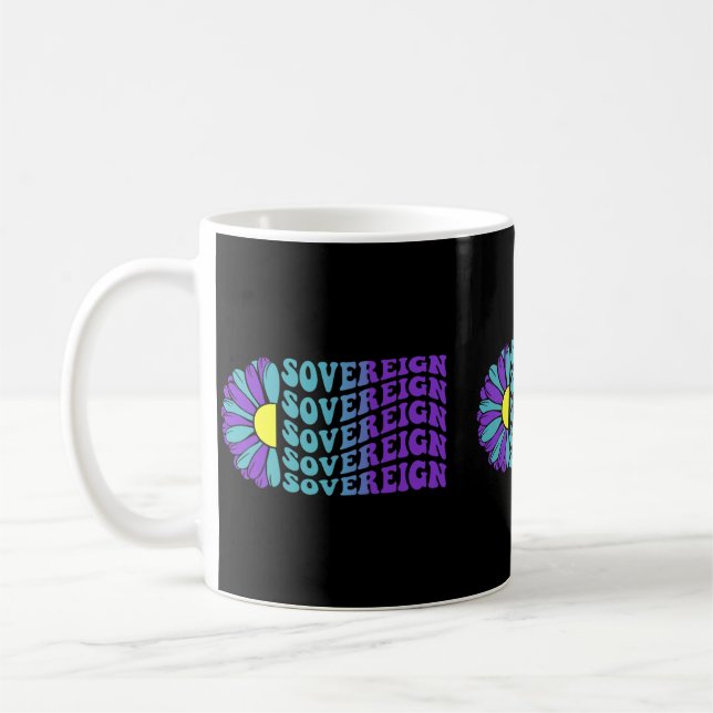 Caneca De Café Girassol de Conscientização sobre Prevenção do Sui (Esquerda)