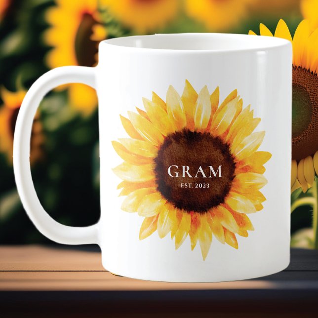 Caneca De Café Girassol Gram (Criador carregado)