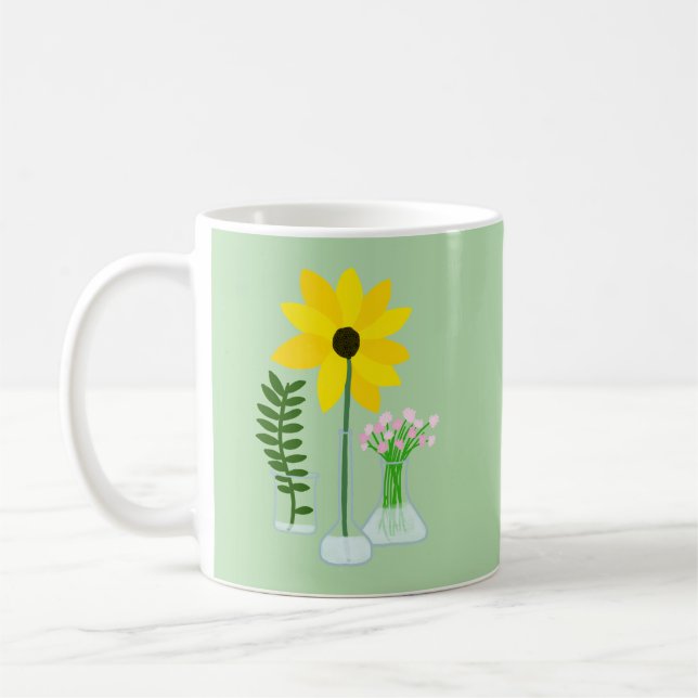 Caneca De Café Girassol Química (Esquerda)