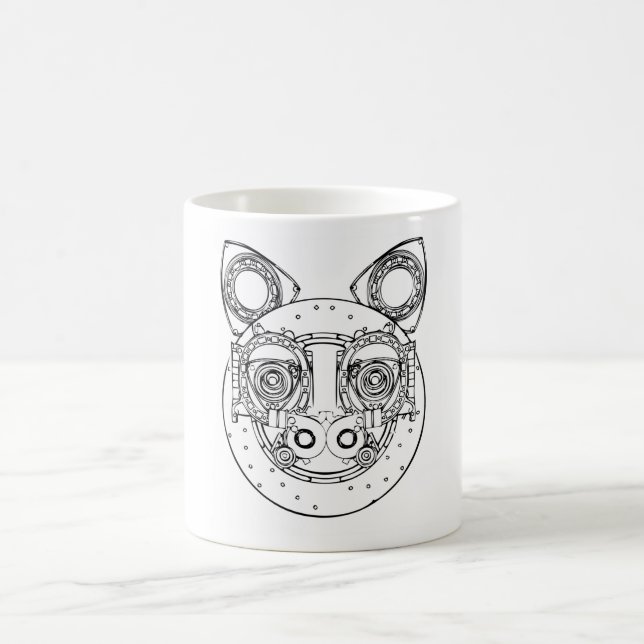 Caneca De Café Giratório-Porco-Caneca (Centro)